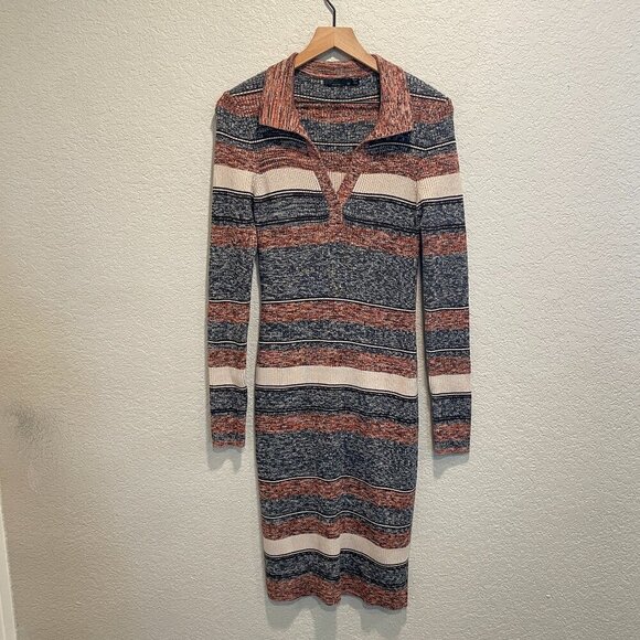 Prana Acadia Knit Sweater Midi Dress Size Medium - Picture 2 of 6